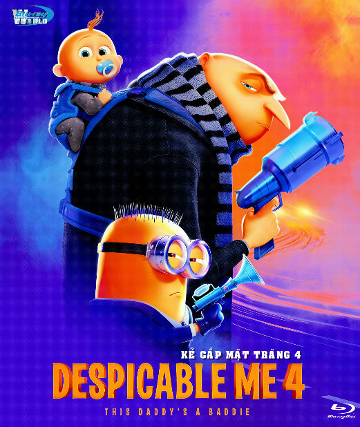 B6216.Despicable Me 4  2024  KẺ CẮP MẶT TRĂNG 4  2D25G  (DTS-HD MA 7.1)